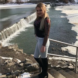 Lace Shirt With Cami